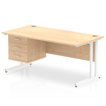 Impulse 1600X800 Desk MPWH 1X3 FixPed