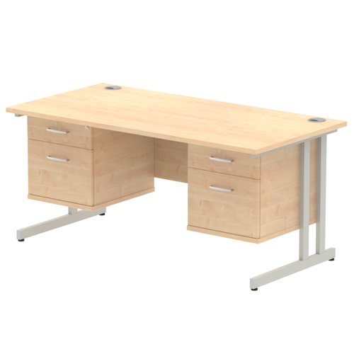 Impulse 1600X800 Desk MPSL 2X2 FixPed