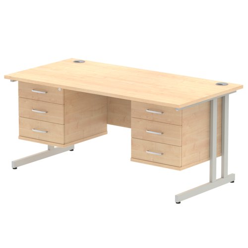 Impulse 1600X800 Desk MPSL 2X3 FixPed