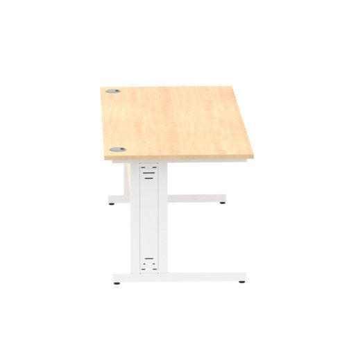 Impulse 1800x800 Maple WH Cable Leg