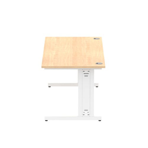 Impulse 1800x800 Maple WH Cable Leg