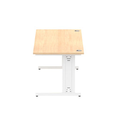 Impulse 1800x800 Maple WH Cable Leg