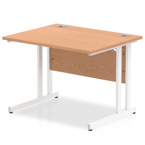 Impulse 1000x800 Desk Oak WH Leg