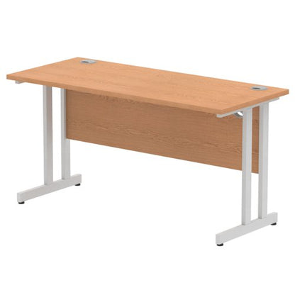 Impulse 1400x600 Desk Oak SL Leg