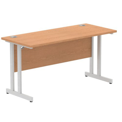 Impulse 1400x600 Desk Oak SL Leg