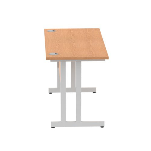 Impulse 1400x600 Desk Oak SL Leg