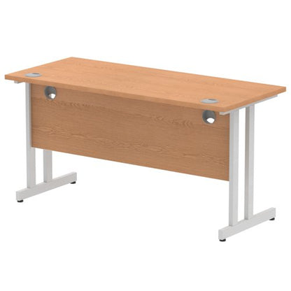 Impulse 1400x600 Desk Oak SL Leg
