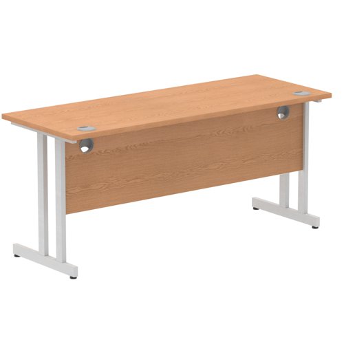Impulse 1600x600 Desk Oak SL Leg