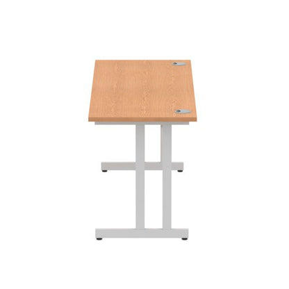 Impulse 1600x600 Desk Oak SL Leg