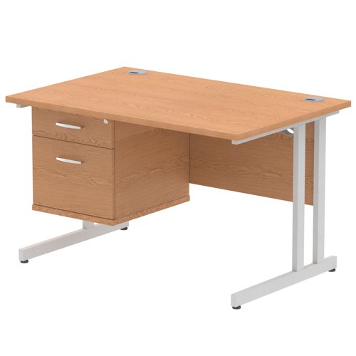 Impulse 1200X800 Desk OKSL 1X2 FixPed