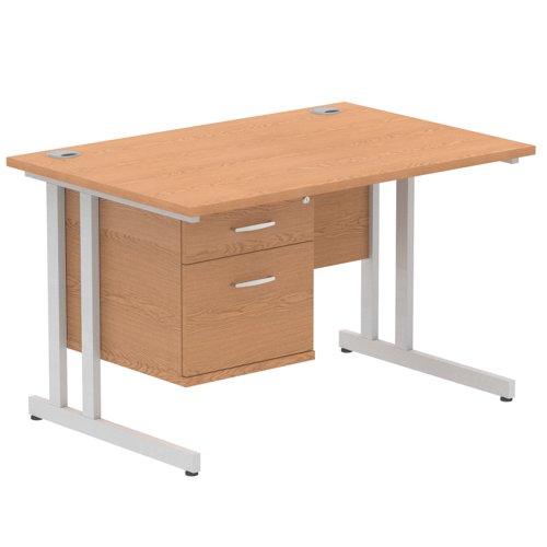 Impulse 1200X800 Desk OKSL 1X2 FixPed