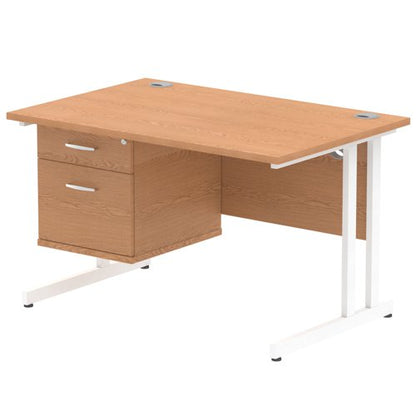 Impulse 1200X800 Desk OKWH 1X2 FixPed