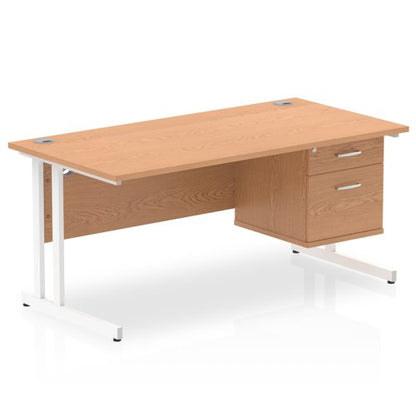 Impulse 1600X800 Desk 1X2 FixPed OKWH