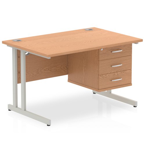 Impulse 1200X800 Desk OKSL 1X3 FixPed