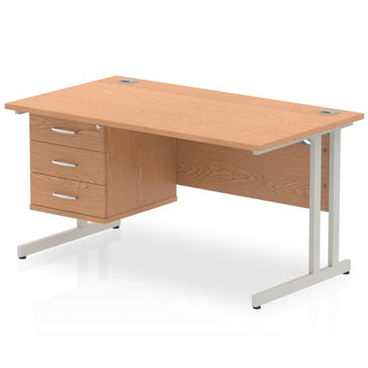 Impulse 1400X800 Desk OKSL 1X3 FixPed