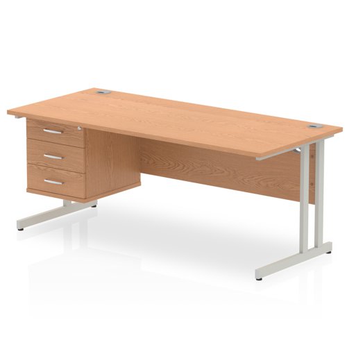Impulse 1800X800 Desk OKSL 1X3 FixPed