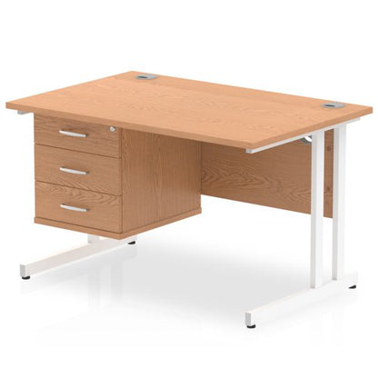 Impulse 1200X800 Desk OKWH 1X3 FixPed