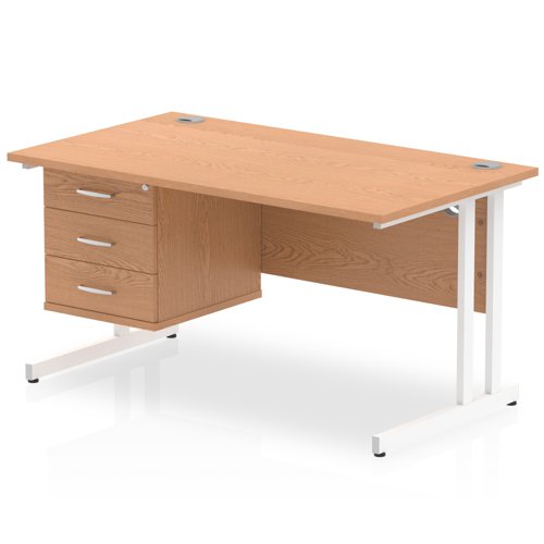 Impulse 1400X800 Desk OKWH 1X3 FixPed