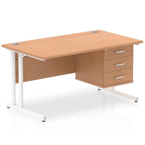 Impulse 1400X800 Desk OKWH 1X3 FixPed