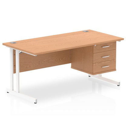 Impulse 1600X800 Desk OKWH 1X3 FixPed