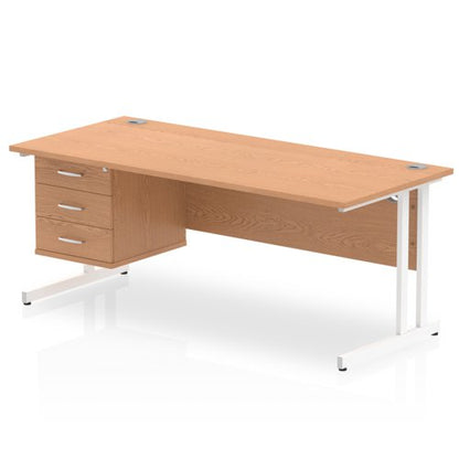 Impulse 1800X800 Desk OKWH 1X3 FixPed