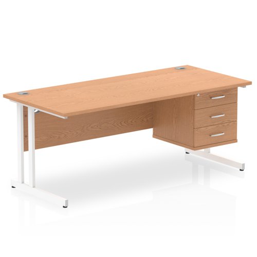 Impulse 1800X800 Desk OKWH 1X3 FixPed