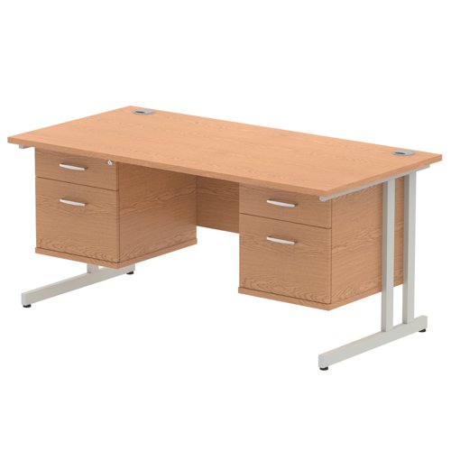 Impulse 1600X800 Desk OKSL 2X2 FixPed