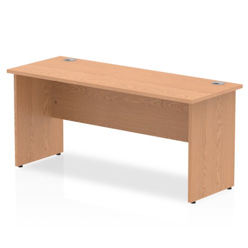 Impulse 1600x600 Desk Oak End Leg
