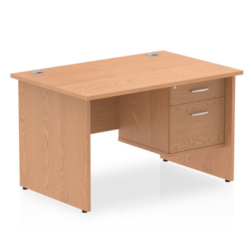 Impulse 1200X800 Desk Oak 1X2 Fix Ped