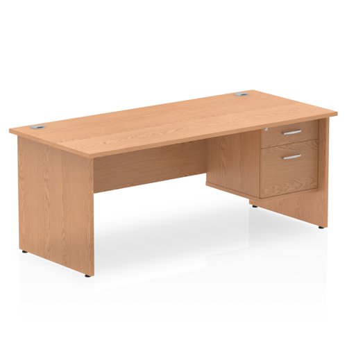 Impulse 1800X800 Desk Oak 1X2 Fix Ped