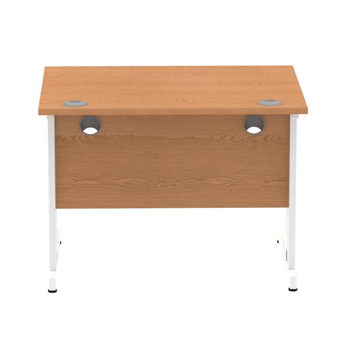 Impulse 1000x800 Oak WH Cable Leg