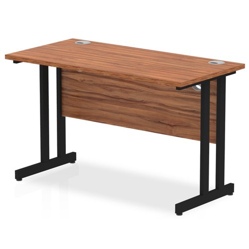 Impulse 1200x600 Walnut Black Leg