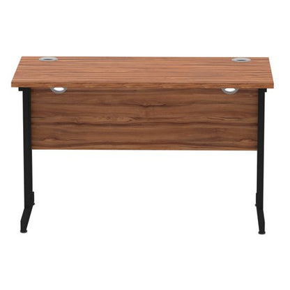 Impulse 1200x600 Walnut Black Leg