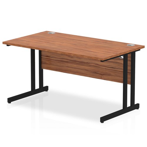 Impulse 1400x800 Walnut Black Leg