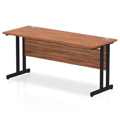 Impulse 1600x600 Walnut Black Leg