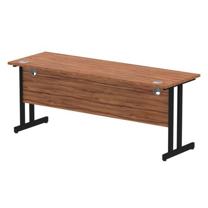 Impulse 1800x600 Walnut Black Leg