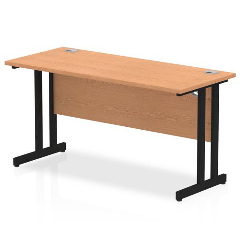 Impulse 1400x600 Oak Black Leg