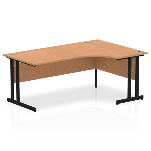 Impulse 1800mm Right Cres Desk OK BK