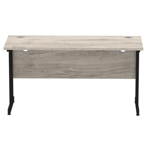 Impulse 1400x600 GY Oak Black Leg