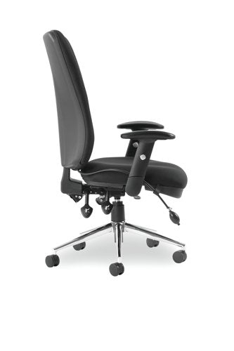 Chiro High Back Chair wArms BK