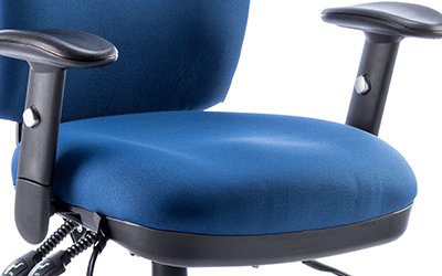 Chiro High Back Chair wArms BL