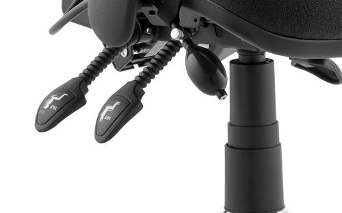 Chiro Medium Back Chair wArms BK