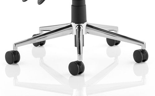 Chiro Medium Back Chair wArms BK