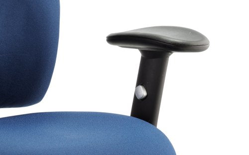 Chiro Medium Back Chair wArms BL
