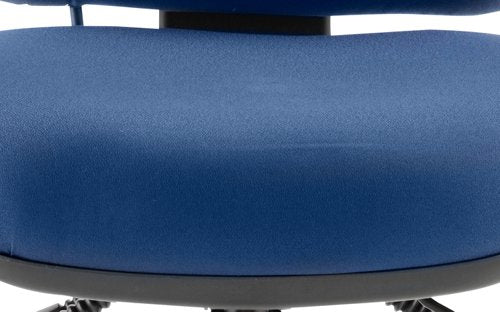 Chiro Medium Back Chair wArms BL