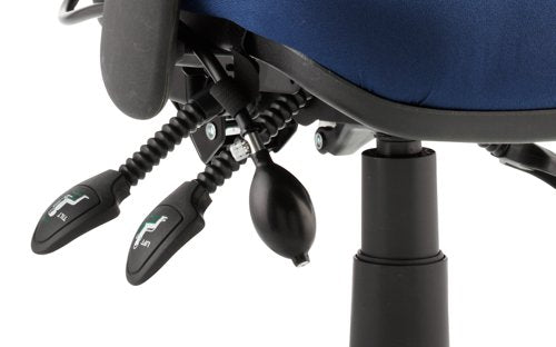 Chiro Medium Back Chair wArms BL