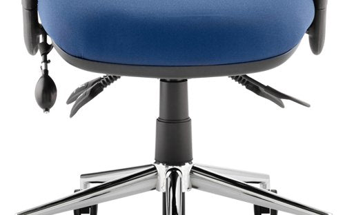 Chiro Medium Back Chair wArms BL