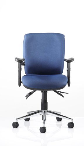 Chiro Medium Back Chair wArms BL