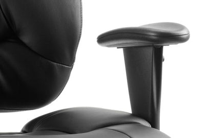 Galaxy Chair Black Leather