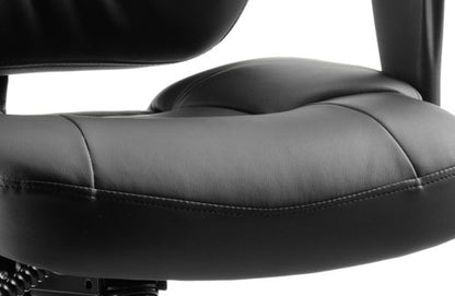 Galaxy Chair Black Leather